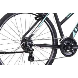 UNIBIKE PRIME LDS CZARNO-TURKUSOWY 2022